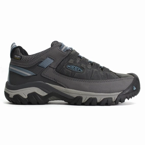 Keen Targhee III Leather Textile Women's Magnet Smoke Blue Lace Up Shoes Pioneer Aero Hiking Shoes