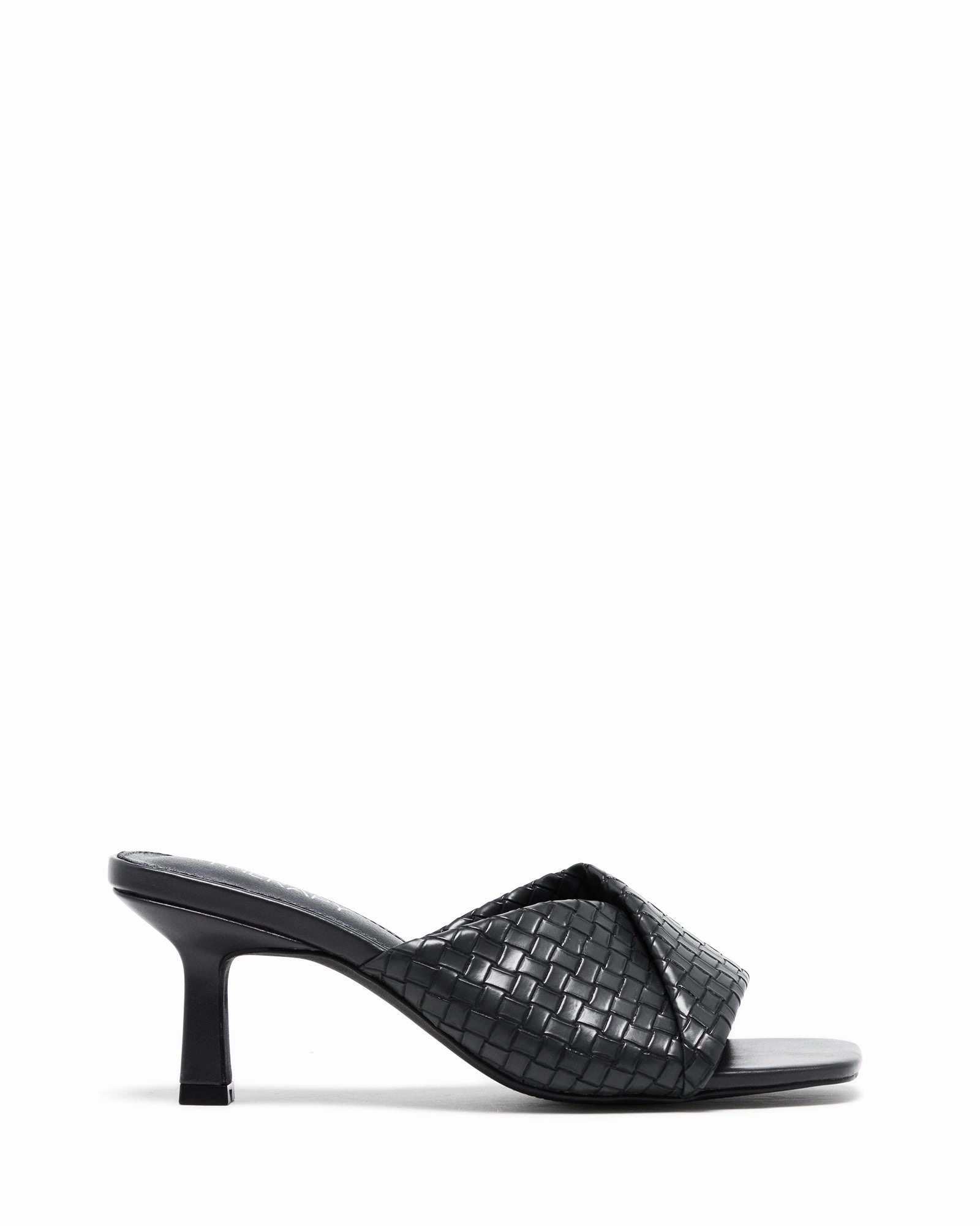 Open Toe Lace Up High Heels Kennedy Heel Black