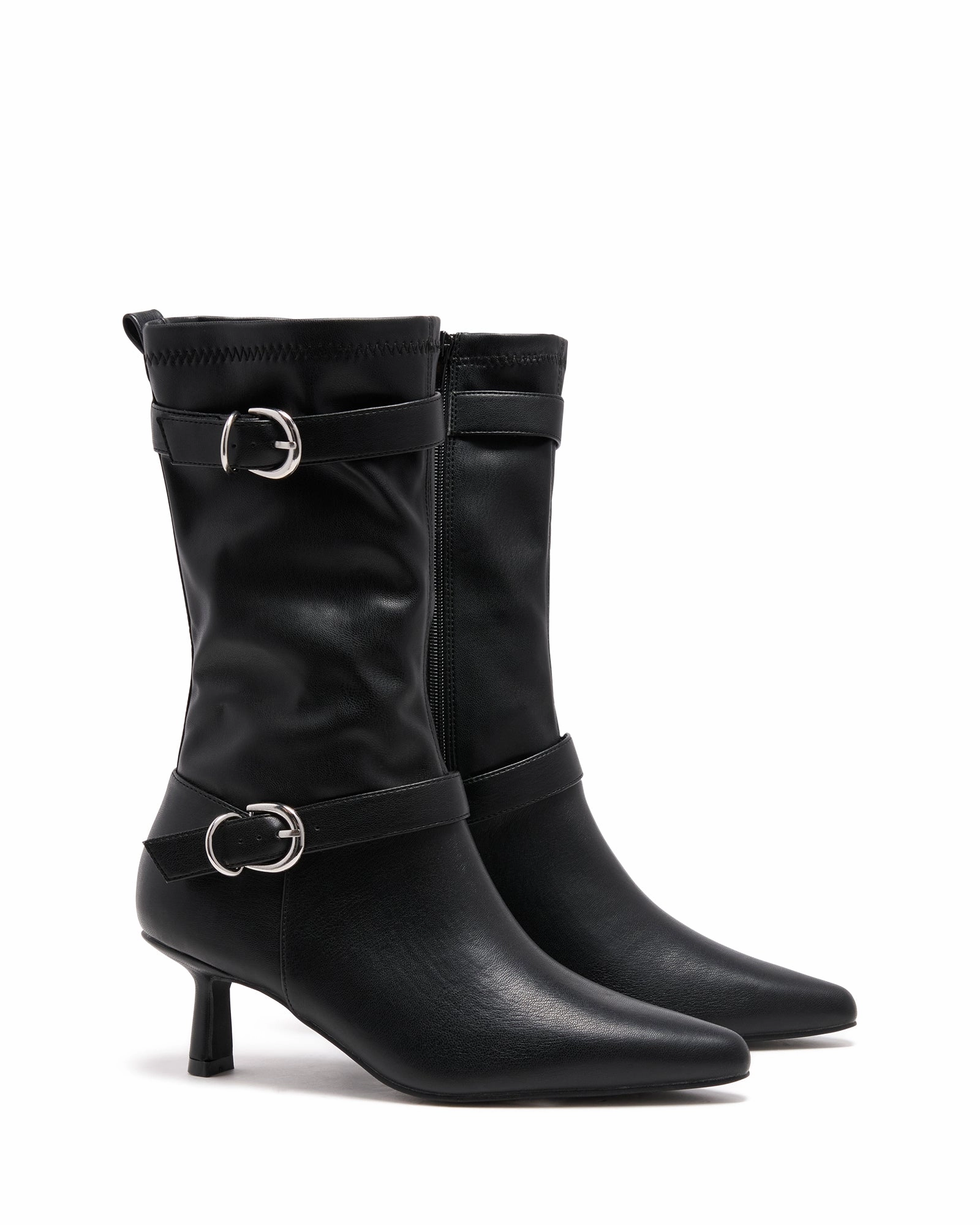 Kimme Ankle Boot Black High Heel Gifs