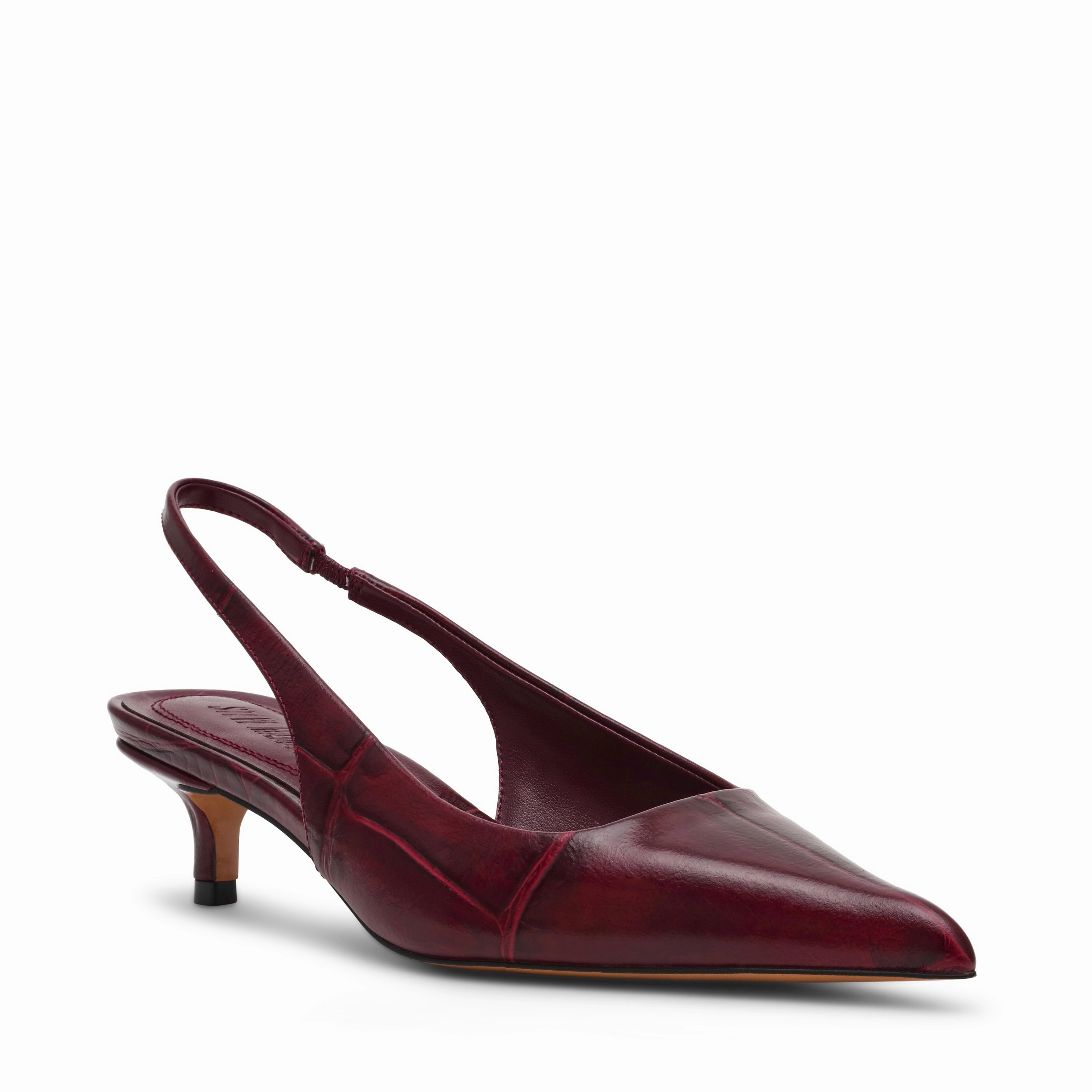 High Heel Marathon Kittie2 Pump WINE CROCO