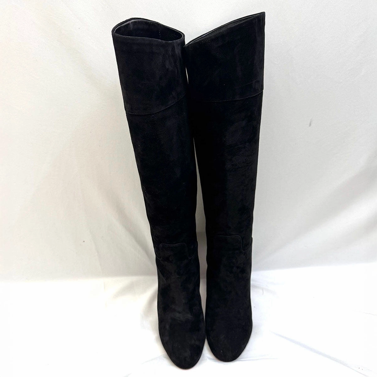 Christian Louboutin Knee High Boots Block Heel Boots Knee High