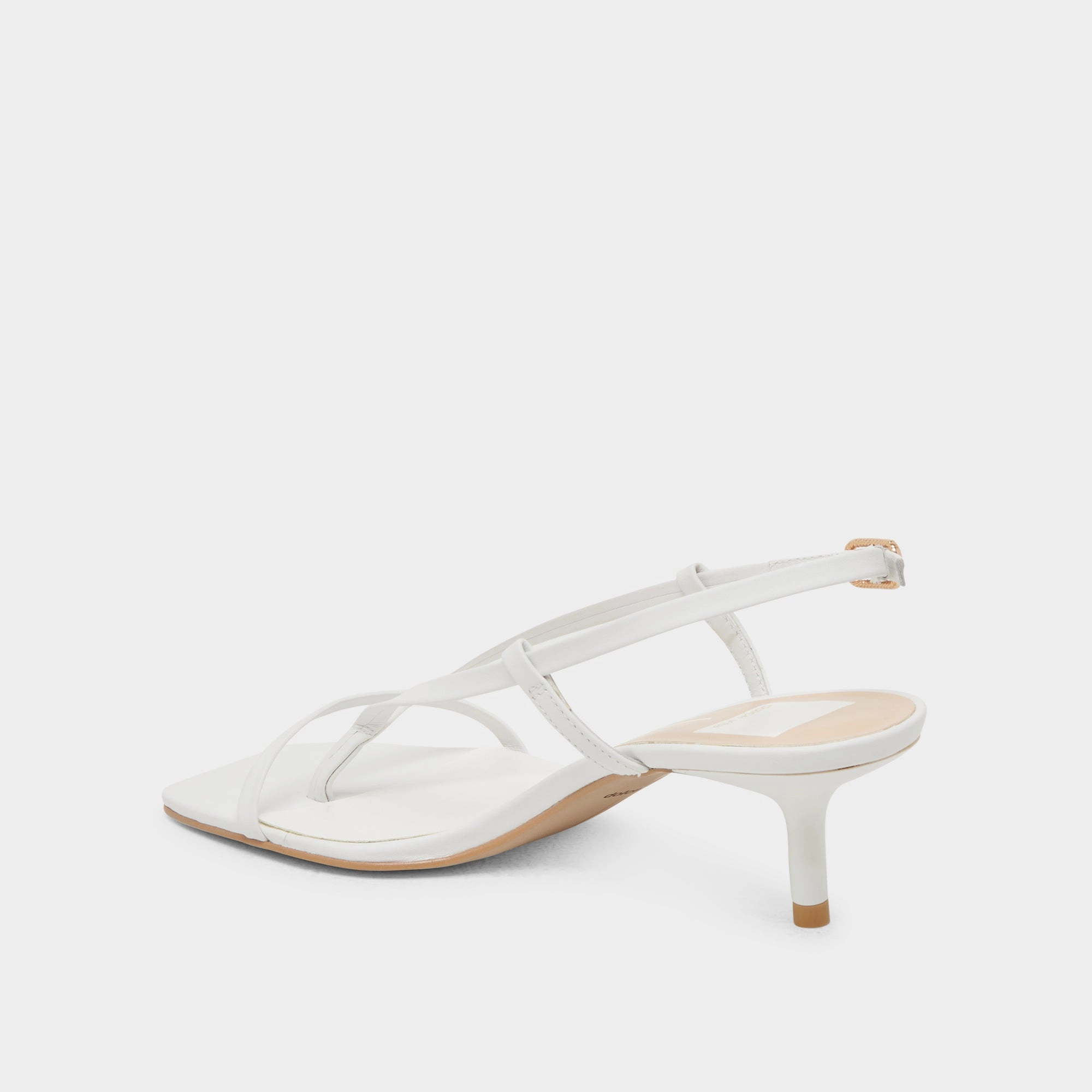High Heel Mule Platform LAURY HEELS TRUE WHITE LEATHER