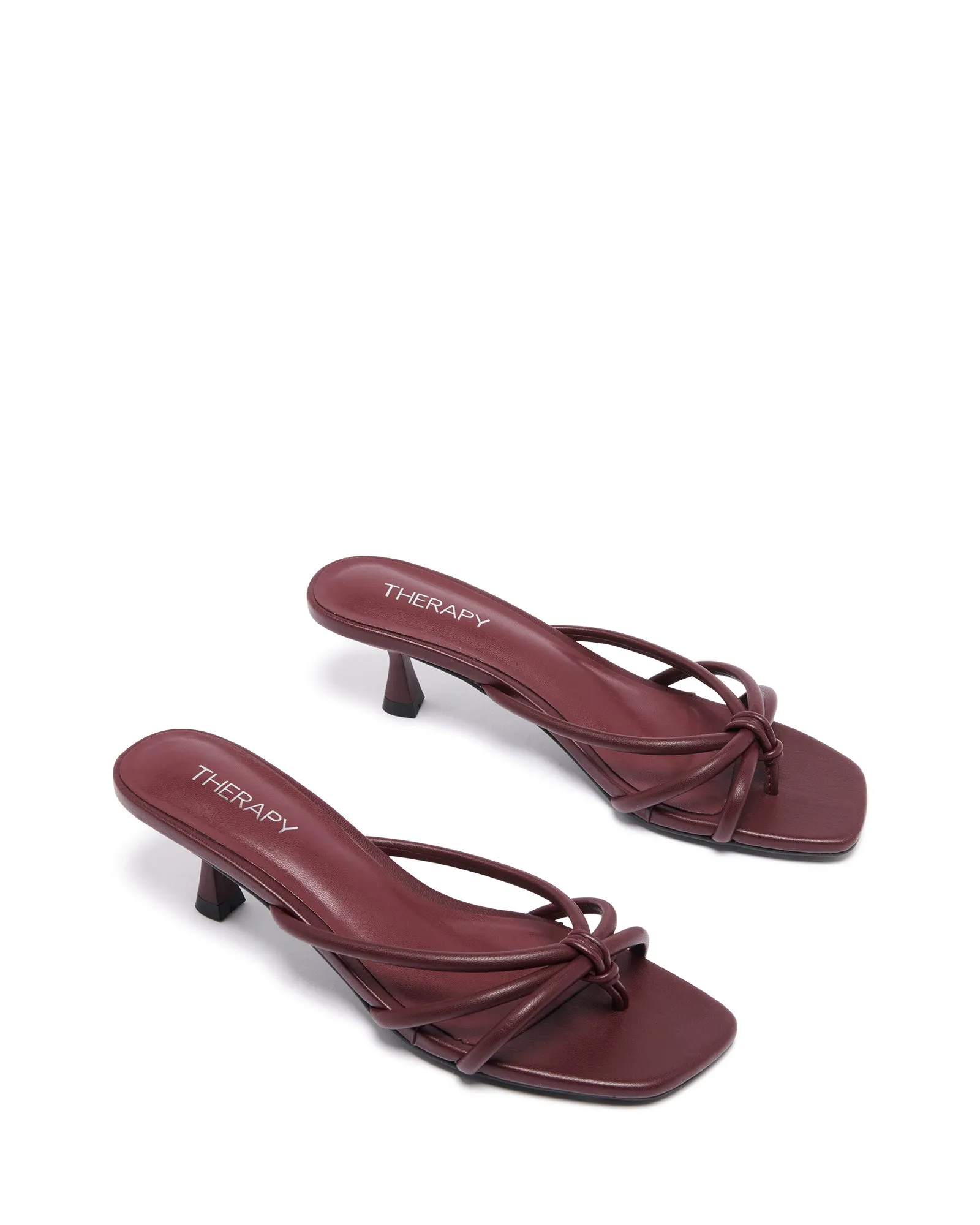 High Heels And Sneakers Layney Heel Bordeaux