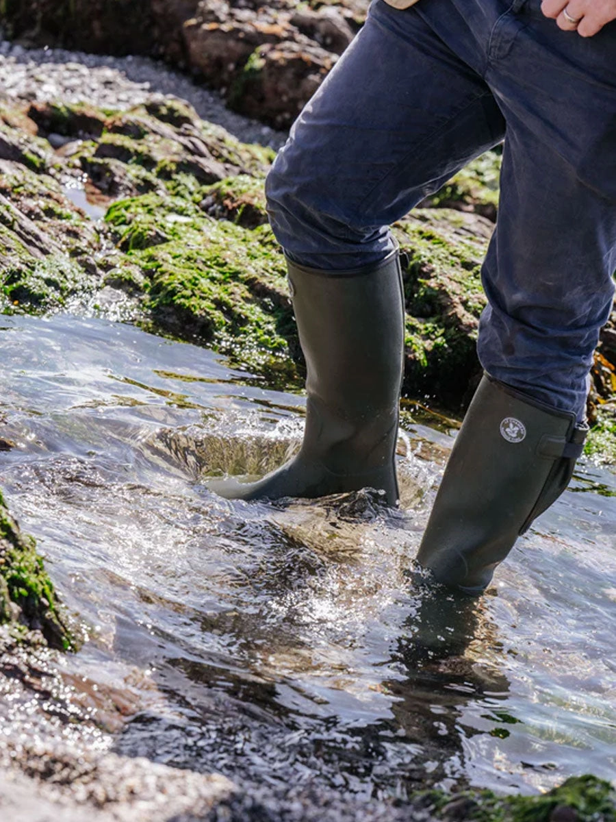 Vasque Sunsetter Hiking Boots LE CHAMEAU x NATIONAL TRUST Vierzon Boots Mens Jersey Lined - Oak Green