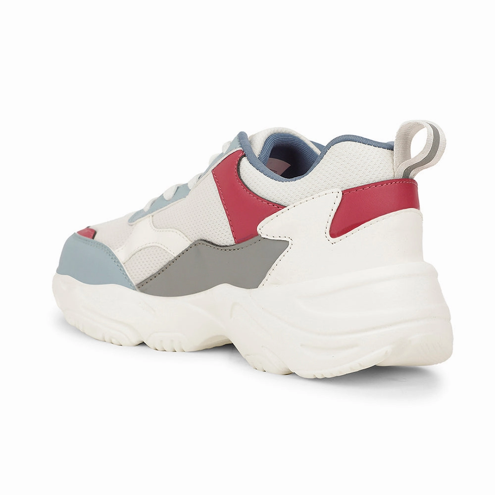 Leap7x Sports White Walking Shoes For Women ARIA By Liberty Outdoor Walking