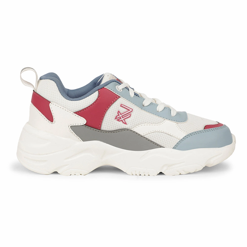 Leap7x Sports White Walking Shoes For Women ARIA By Liberty Roof Walking