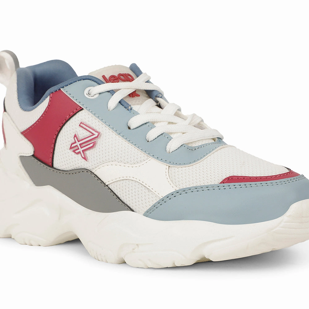 Treadmill Walking Leap7x Sports White Walking Shoes For Women ARIA By Liberty