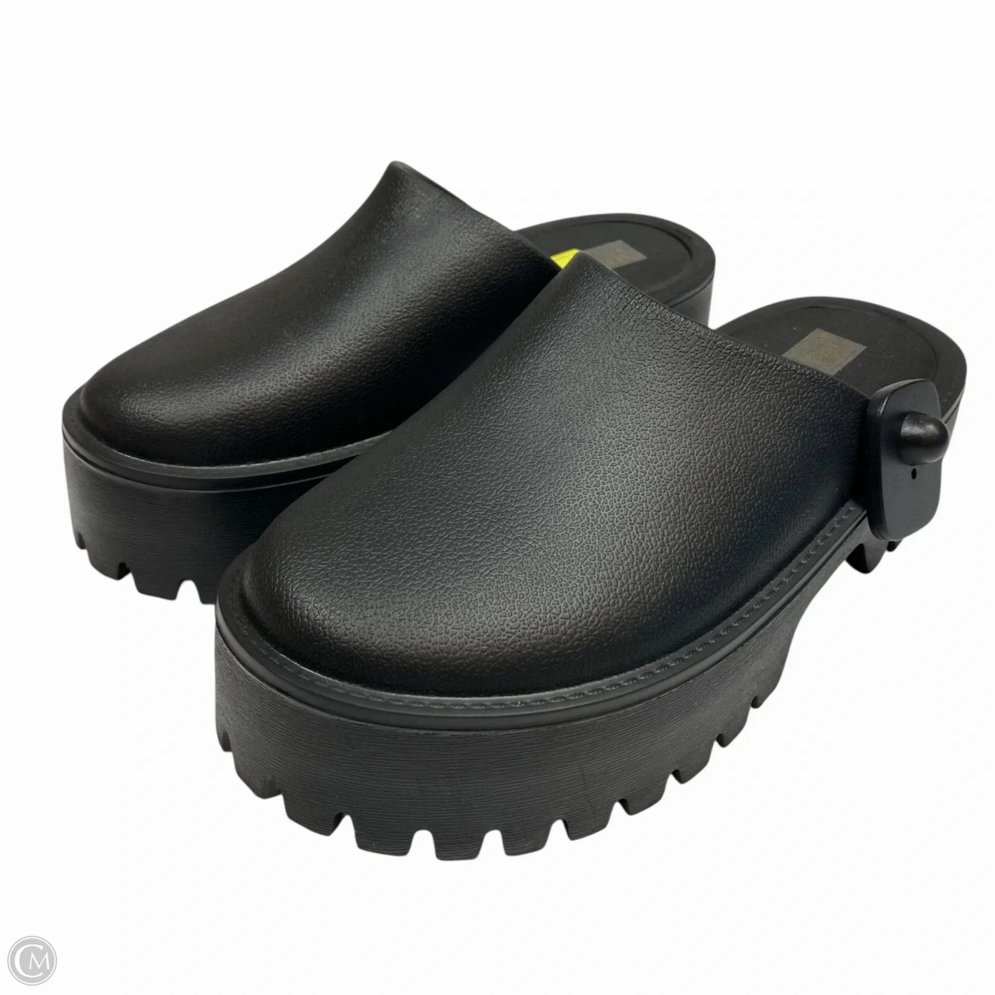 High Heel Stretch Shoes Heels Platform By Clothes Mentor In Black, Size: 9