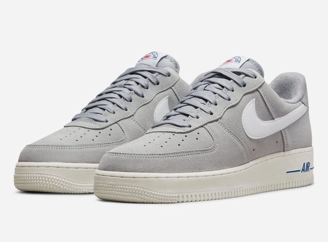 Nike By You Custom Shoes Nike Air Force 1 Low Light Smoke Grey White Sail Hyper Royal