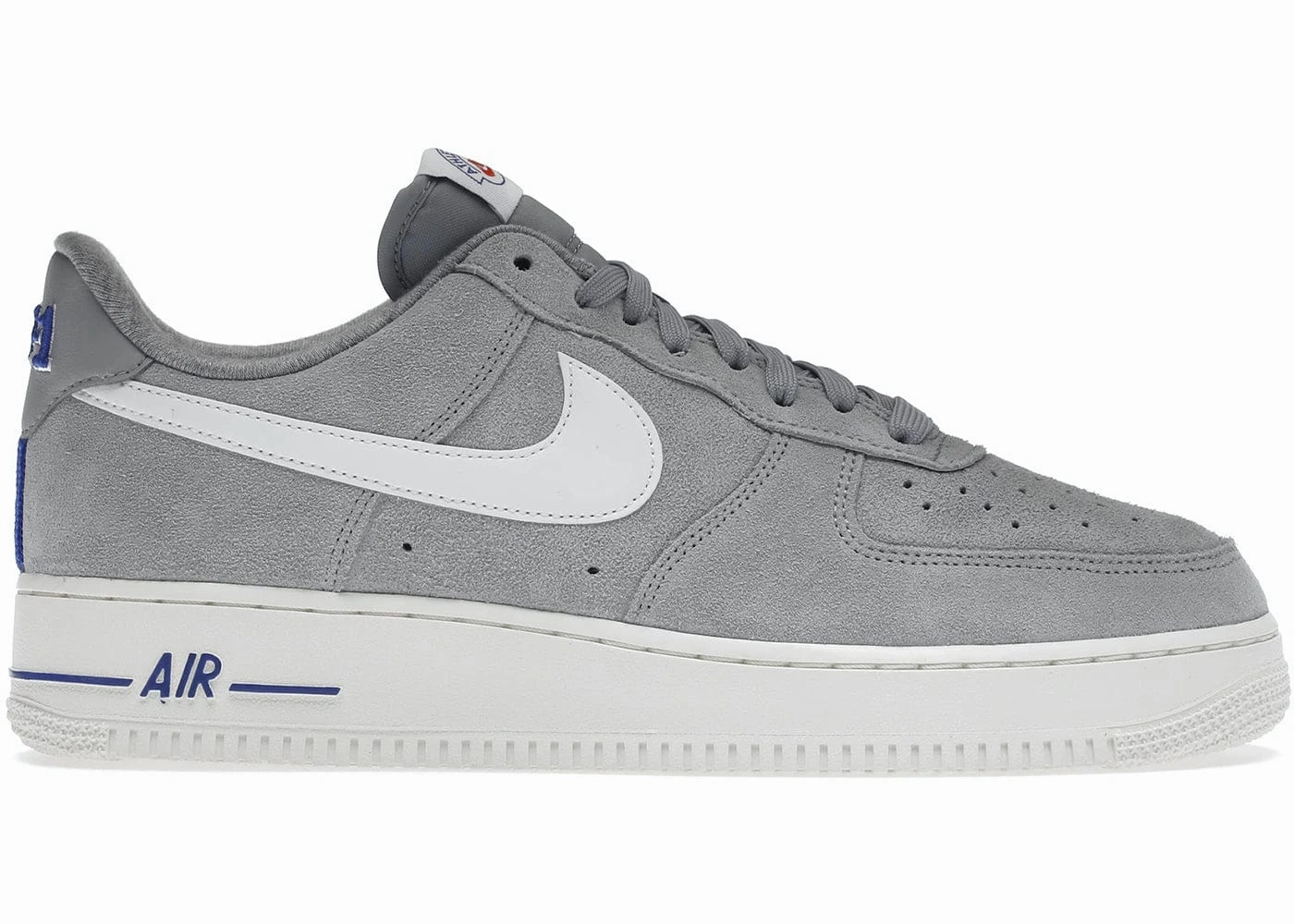 Nike Air Force 1 Low Light Smoke Grey White Sail Hyper Royal Nike Air Forces Shoes