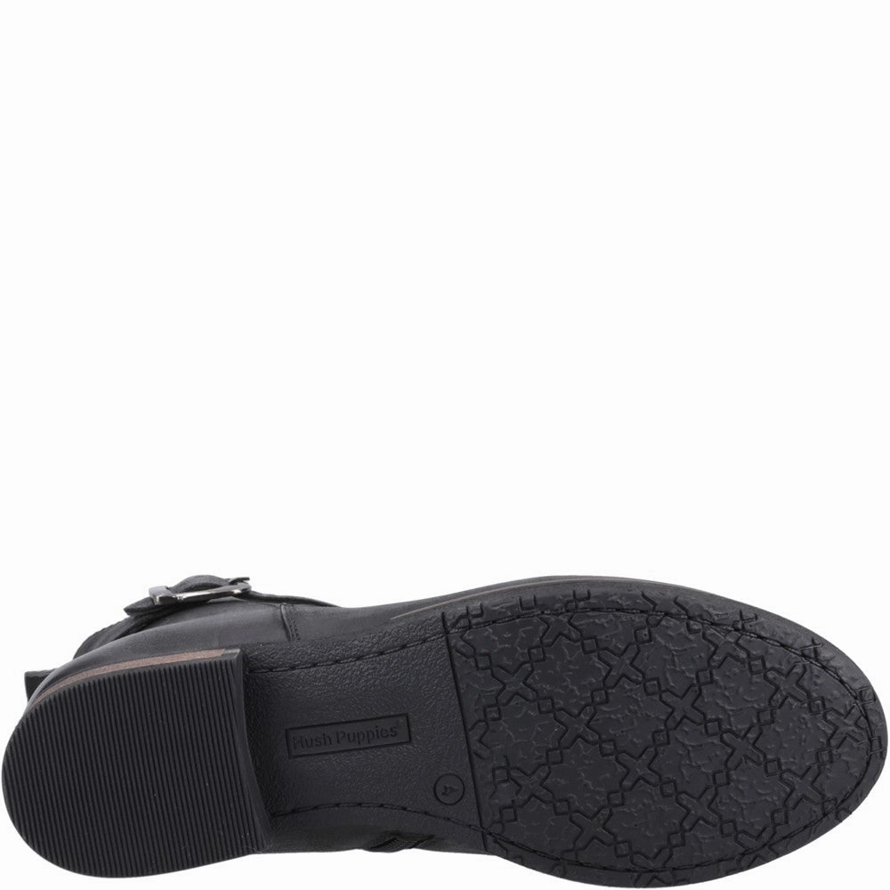 Cerebus Combat Boots Black Elise Buckle Boots