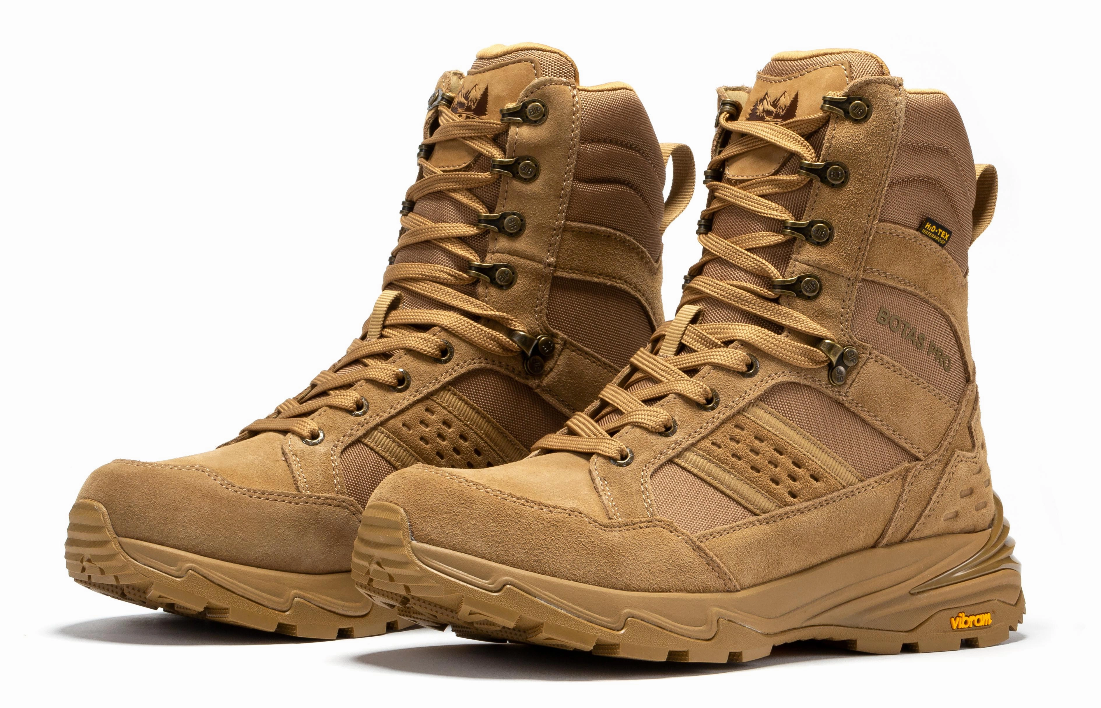 Botas Pro Sand 8 Inch Waterproof Tactical Boots with VIBRAM Traction Lug Outsole  BP22810 Baretraps Kamber Hiking Boots