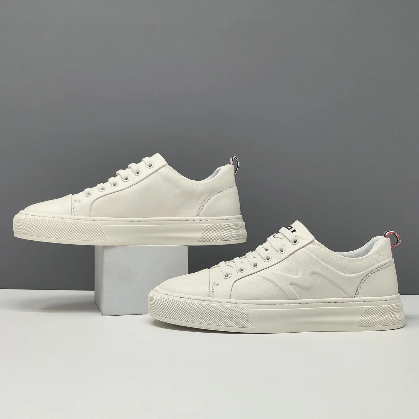 Smart Flat Shoes Men's Minimalist Leather Flat Casual Shoes