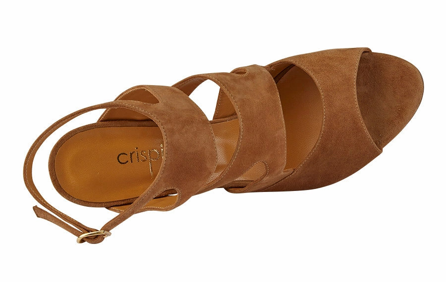 Mdf Disruptor Tan High Heels Size 13 Wide