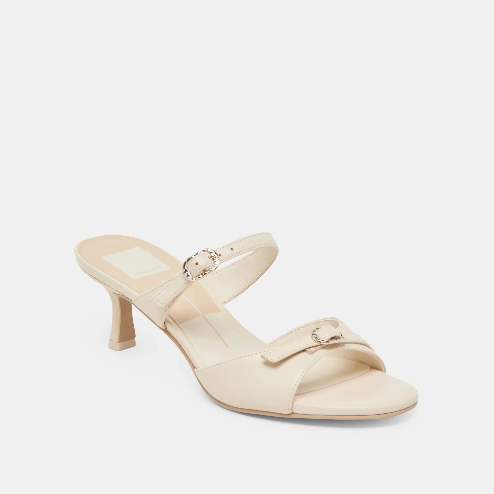 High Heels In The Snow LORALI HEELS CREME LEATHER