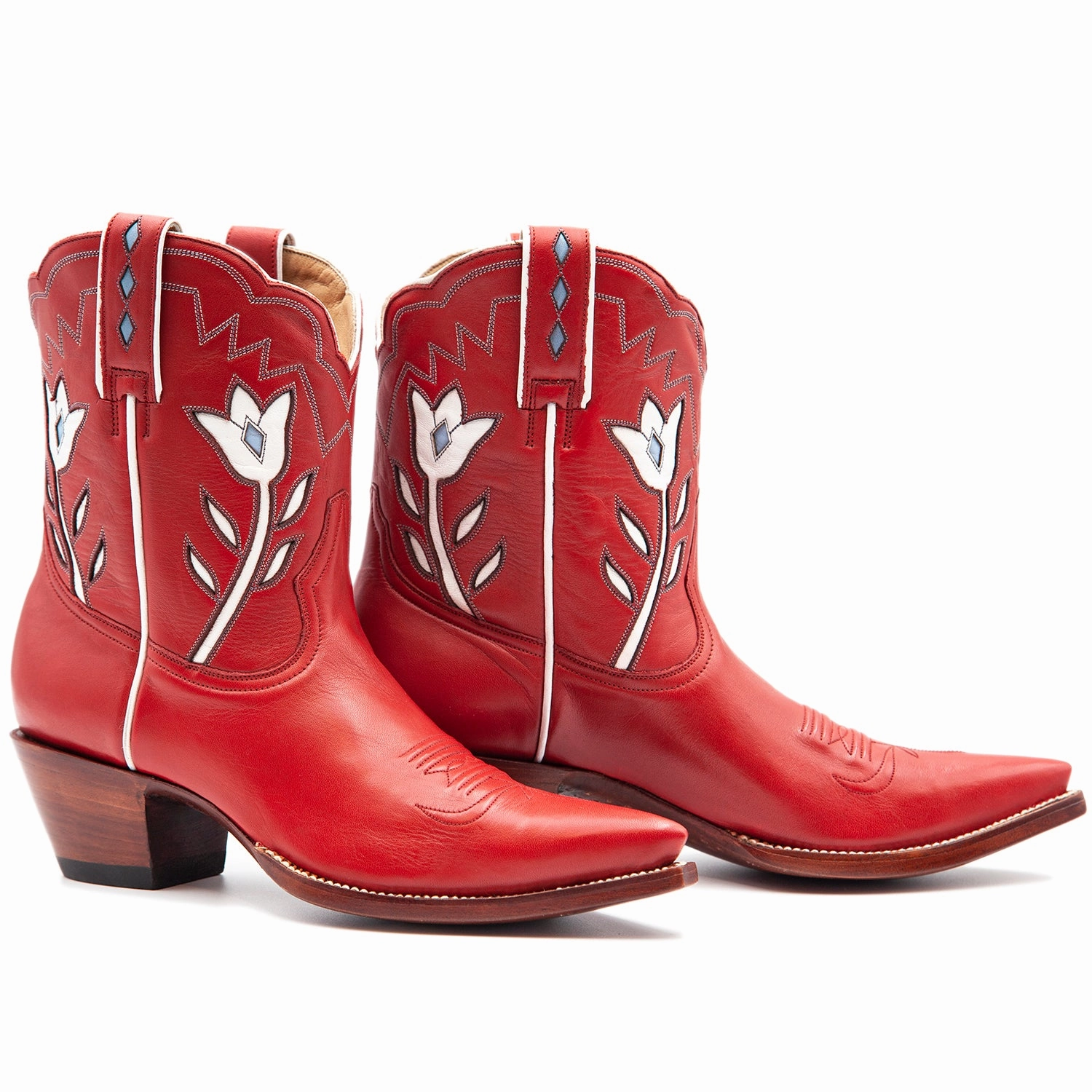 Lucille Peewee Camea Lug Sole Combat Boots