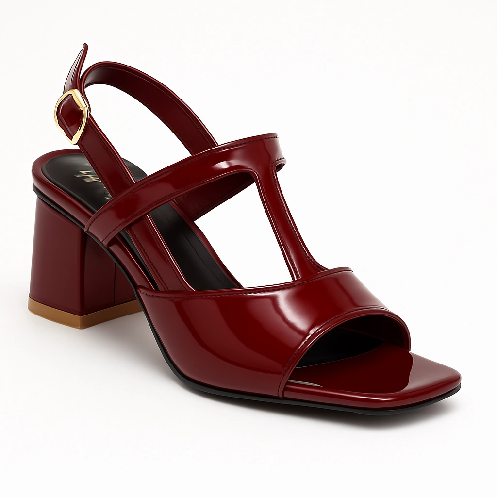 M0732 block heel-R32-2 Prison Sandals