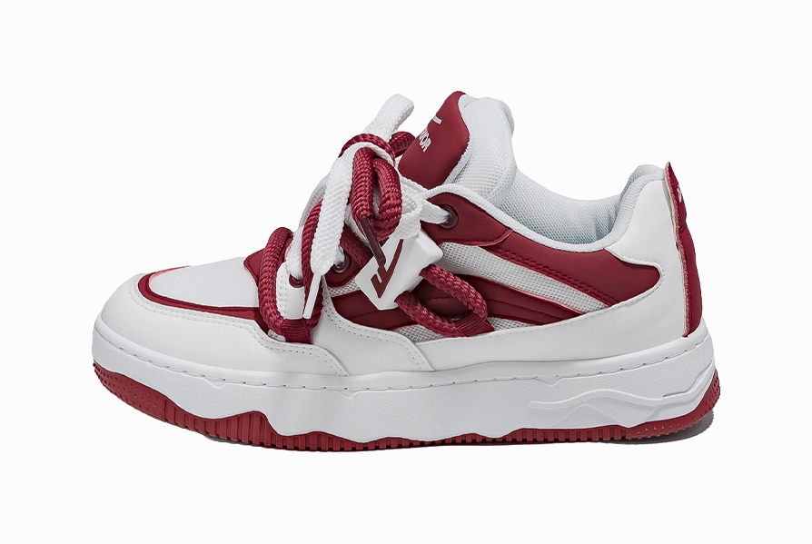 Warrior Low top Skateboard Shoes Unisex White