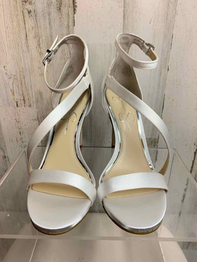 NWT JESSICA SIMPSON SHOES Shoe Size 8.5 White STILETTO Shoes Comfiest Casual Shoes