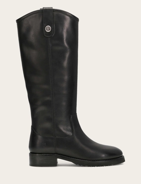 Melissa Lug Button Tall Knee High Platform Chelsea Boots
