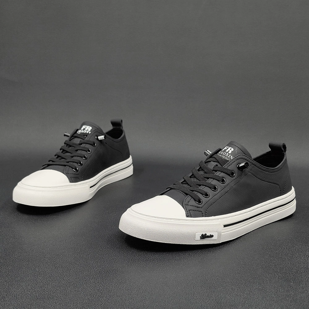 Flat Tabi Shoes Men Casual Minimalist Leather Slip-on Flat Shoes