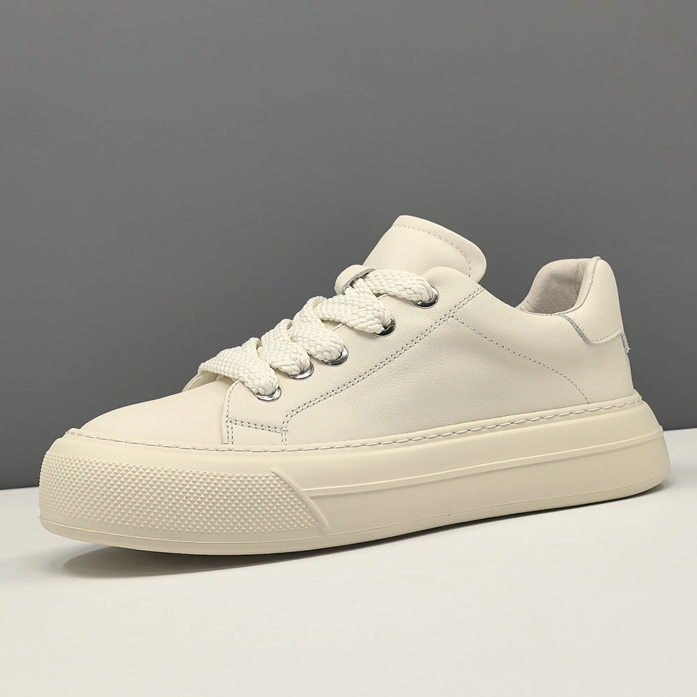 Men Comfort Leather Plain Flat Casual Shoes Nurse Flat Shoes