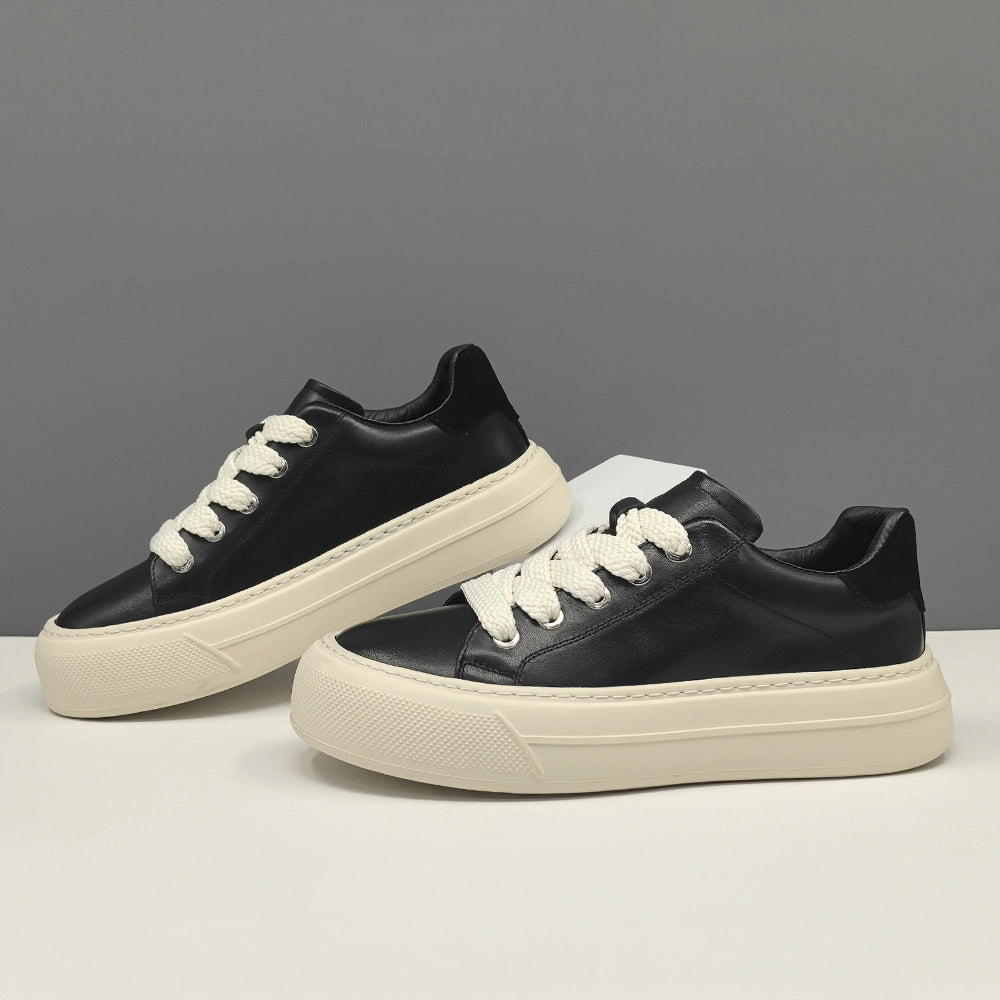 Abound Shoes Flats Men Comfort Leather Plain Flat Casual Shoes