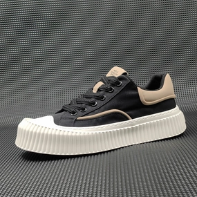 Best Flat Sole Running Shoes Men Fashion Breathable Canvas Flat Casual Sneakers