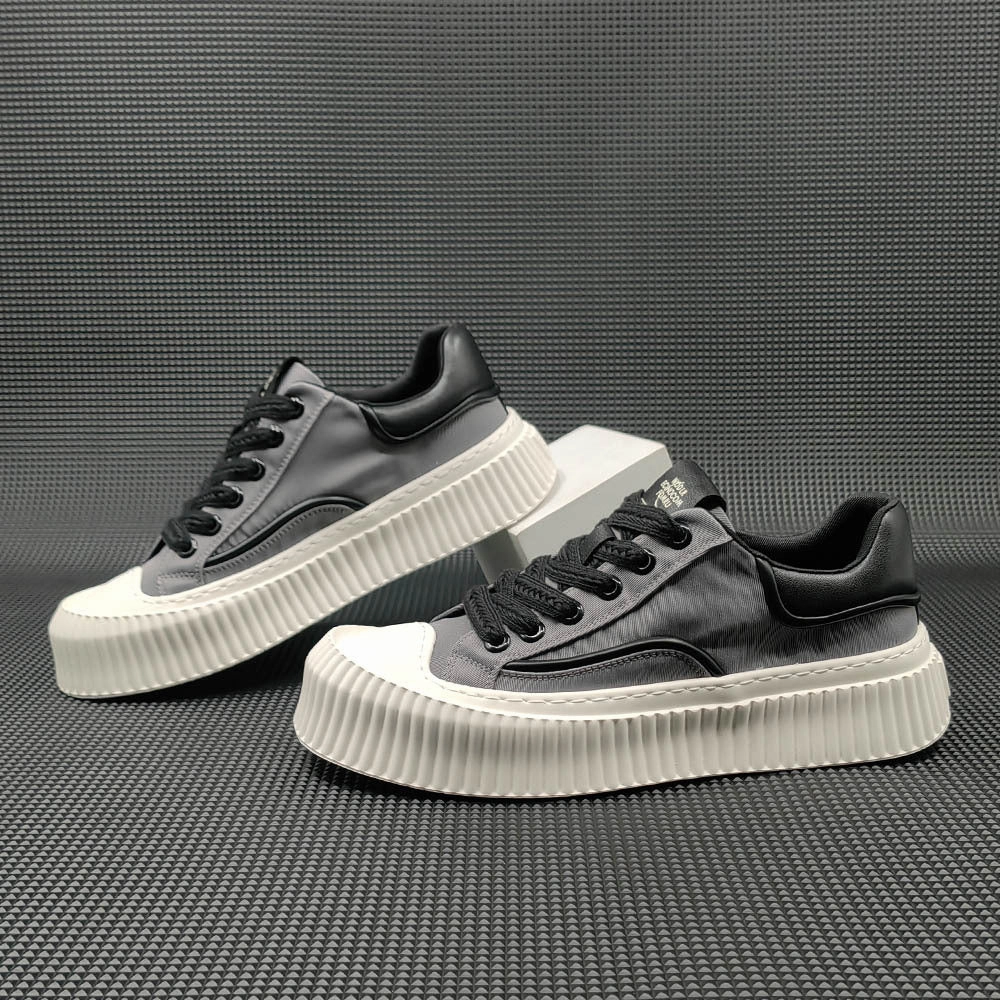 Men Fashion Breathable Canvas Flat Casual Sneakers Rain Flats Shoes