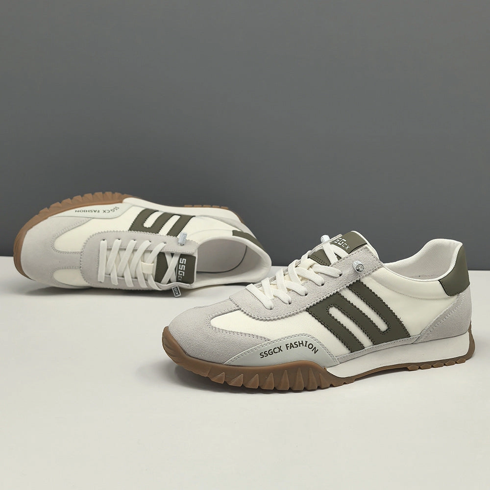 Comfortable Flat Wedding Shoes Men Fashion Leather Breathable Canvas Flat Casual Shoes