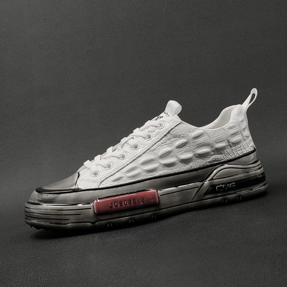 Men Fashion Leather Flat Casual Shoes Best All Day Shoes For Flat Feet