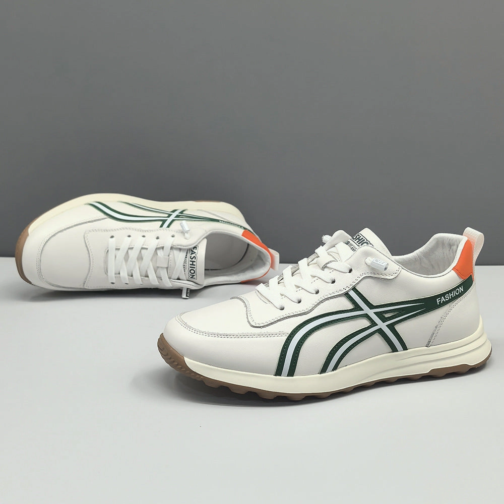 Flat Shoes Price Men Fashion Leather Minimalism Flat Casual Shoes