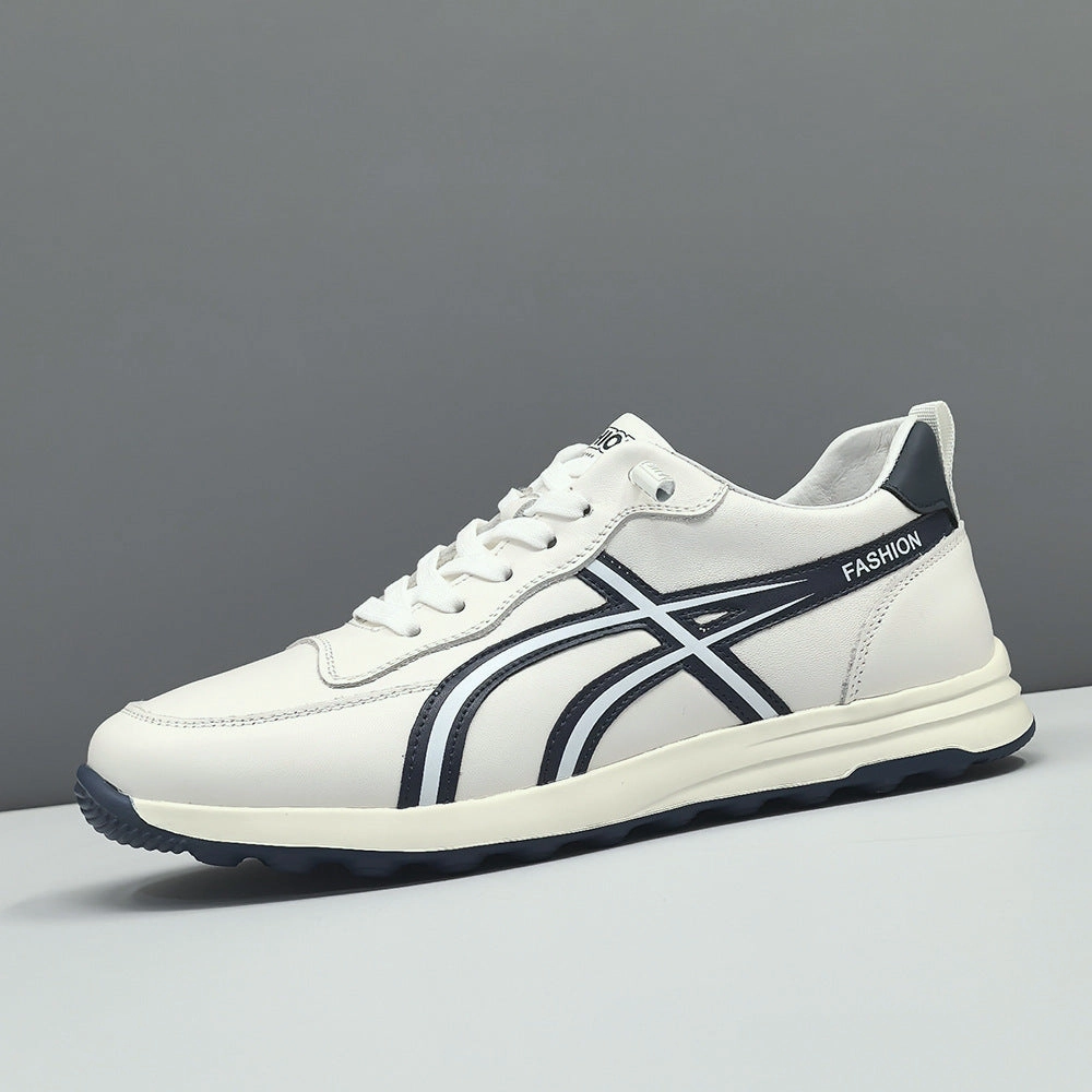 Men Fashion Leather Minimalism Flat Casual Shoes Shoes That Turn Into Flats