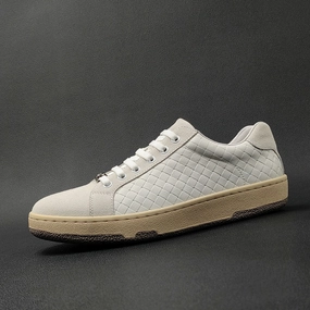 Hip Pain Flat Shoes Men Fashion Minimalist Patchwork Leather Flat Casual Shoes