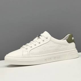 Wedding Shoes Ballerina Flats Men Fashion Plain Embossed Leather Flat Casual Shoes