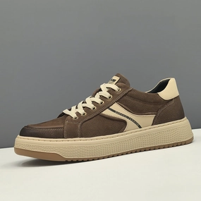 Graduation Shoes Flats Men Fashion Quilted Leather Flat Casual Sneakers