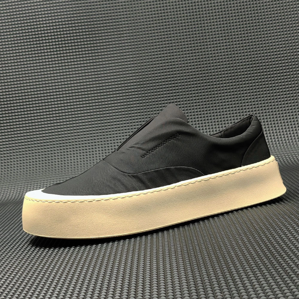 Men Minimalist Breathable Canvas Flat Slip-on Casual Shoes Best Walking Shoes For Flat Feet Reddit