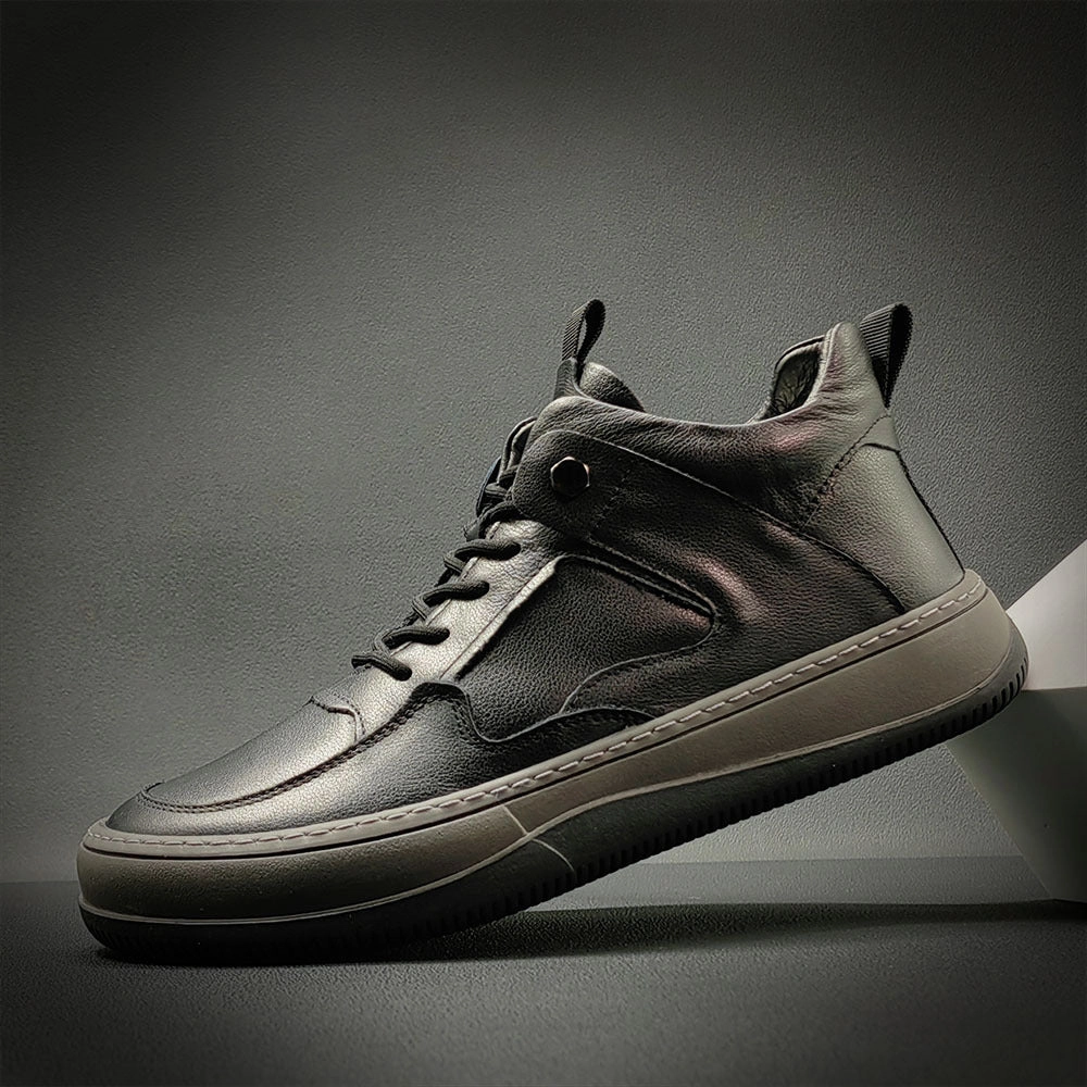 Most Comfortable Flat Shoes With Support Men Minimalist Leather Flat Casual Work Shoes