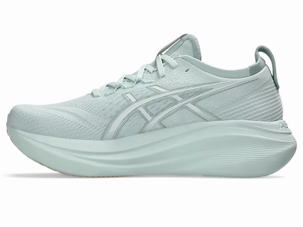 Men's ASICS Gel-Nimbus 27 - Pure Aqua/White Asics Long Distance Shoes