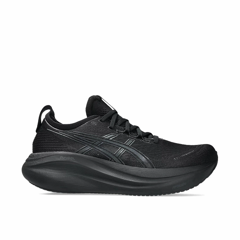 Asics Running Shoes For Pronation Men's Gel-Nimbus 27 (WIDE) Black/Graphite Grey