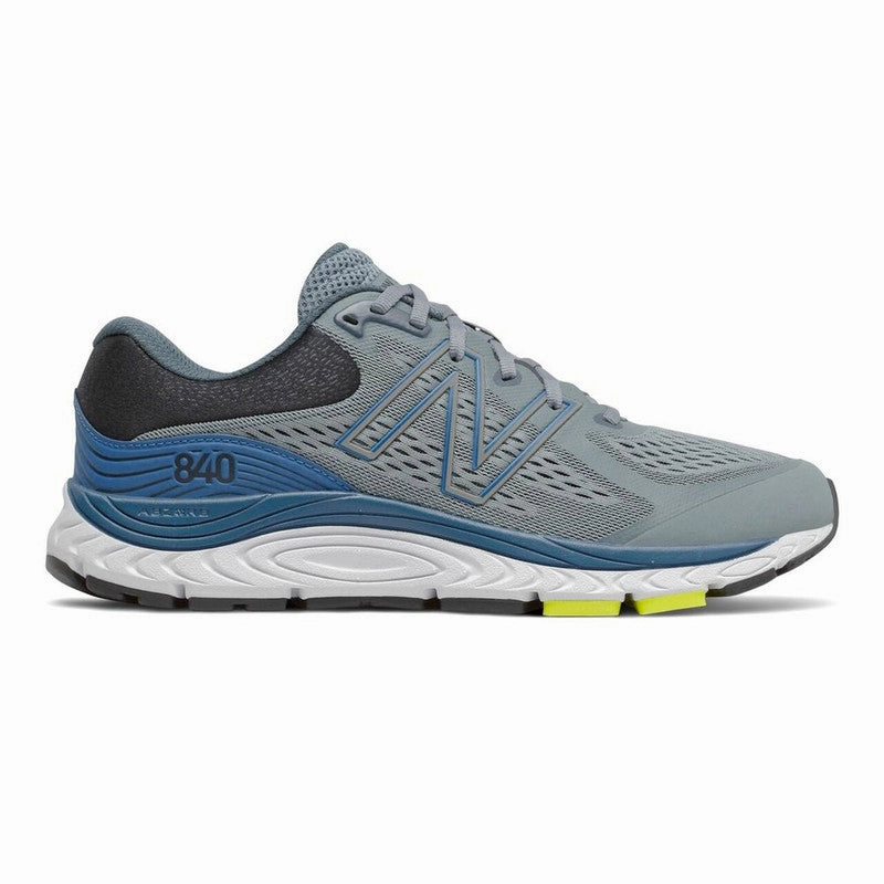 New Balance Roav Shoes Men's New Balance Fresh Foam 840v5, Ocean Grey/Oxygen Blue, 14 2E Wide