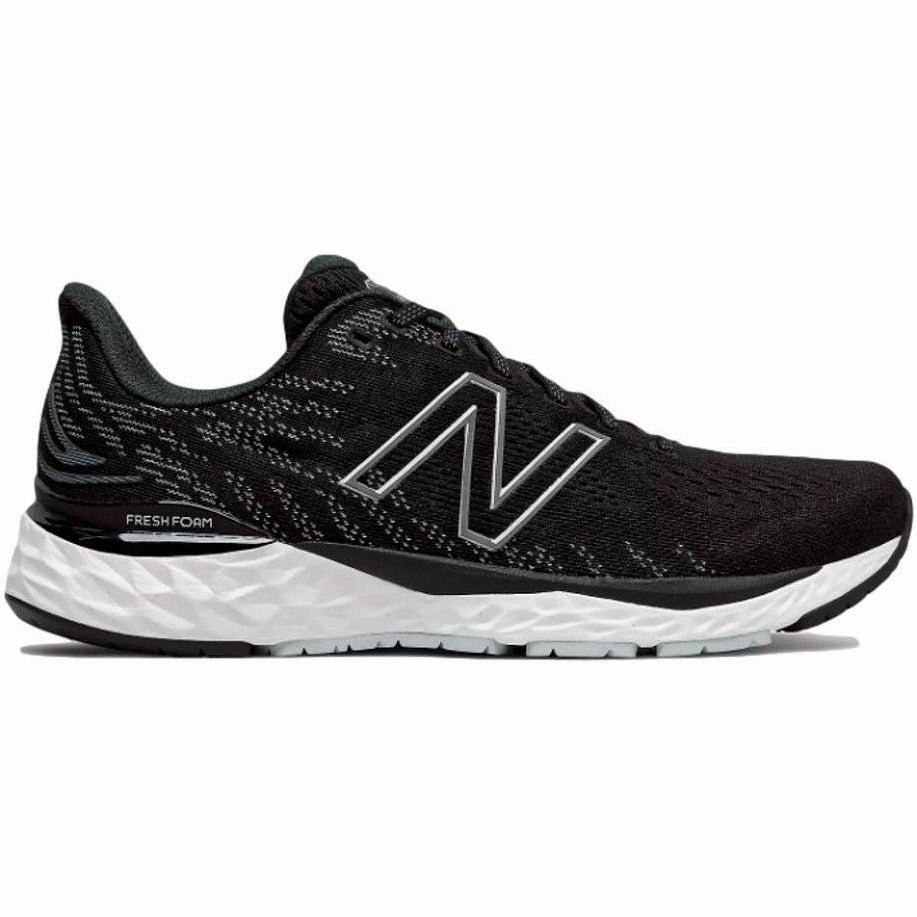 New Balance Neuropathy Shoes Men's New Balance Fresh Foam 880 v11, Black/Cyclone, 12 D Medium