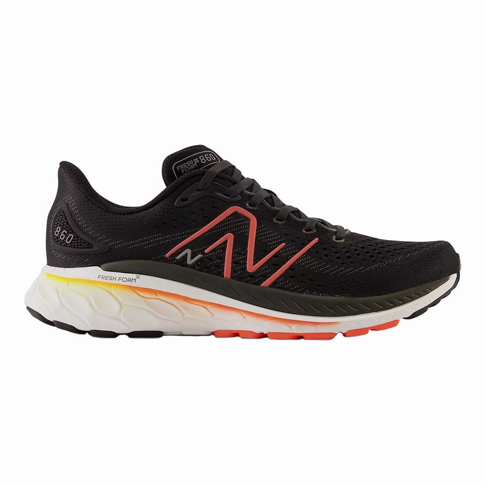 Men's New Balance Fresh Foam X 860v13, Black/Neon Dragonfly, 8 D Medium New Balance 1906 Sale