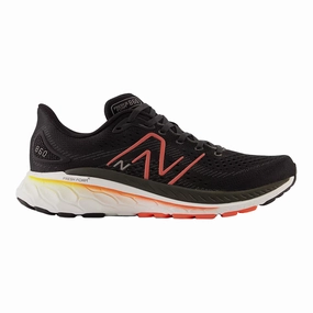 New Balance Womens Walking Shoes Wide Width Men's New Balance Fresh Foam X 860v13, Black/Neon Dragonfly, 8 D Medium