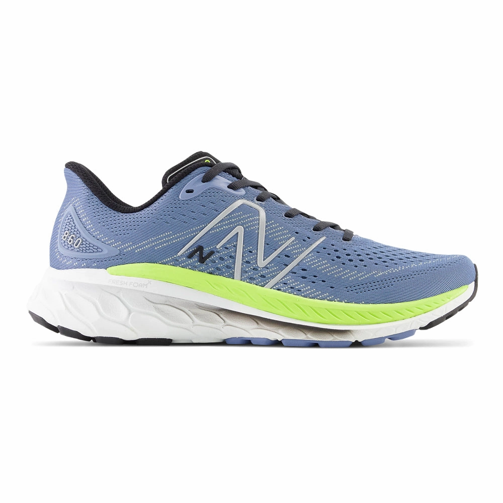 237 New Balance Womens Men's New Balance Fresh Foam X 860v13, Mercury Blue/Thirty Watt, 11 2E Wide