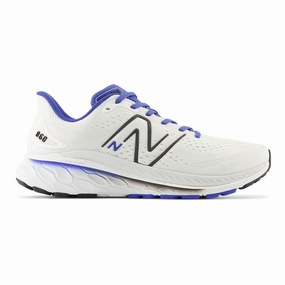 New Balance 530 White Green Men's New Balance Fresh Foam X 860v13, White/Marine Blue, 15 D Medium