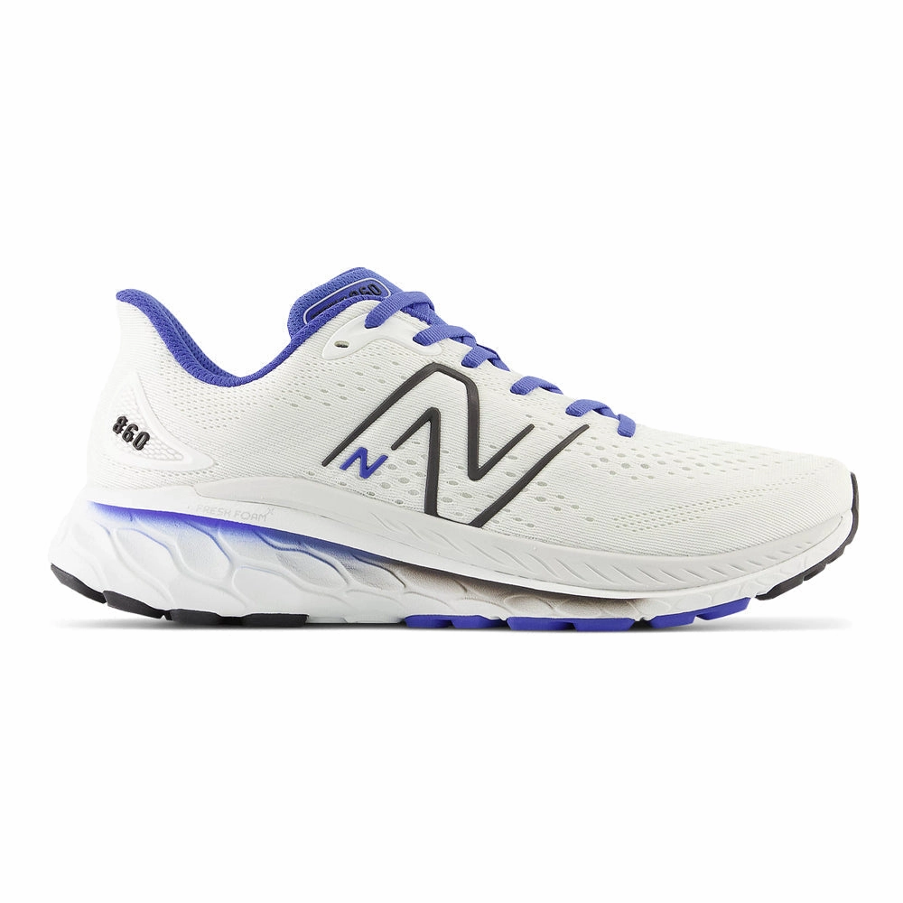 Jaden Smith New Balance Men's New Balance Fresh Foam X 860v13, White/Marine Blue, 15 D Medium