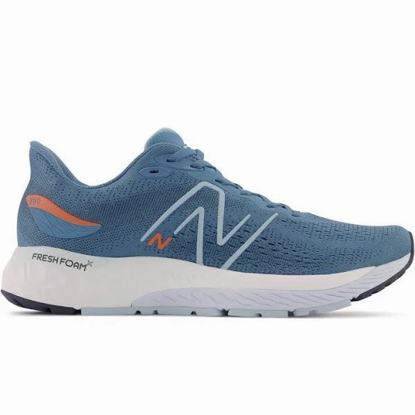 White And Gray New Balances Men's New Balance Fresh Foam X 880v12, Spring Tide, 9.5 D Medium