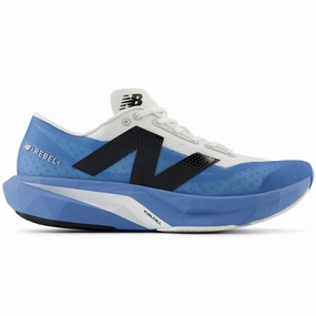 Men's New Balance FuelCell Rebel v4, Blue Laguna/Reflection/Black, 12 D Medium New Balances Mens Shoes