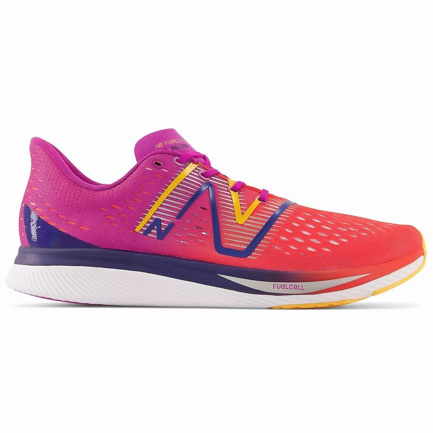 Men's New Balance FuelCell SuperComp Pacer, Electric Red/Magenta Pop, 8.5 D Medium Footlocker New Balance 9060